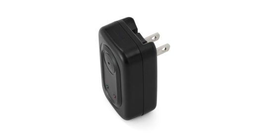 Versatile Wall Plug Battery Charger HD REC Camera with Wide Angle View (SKU: g76215guscplug)